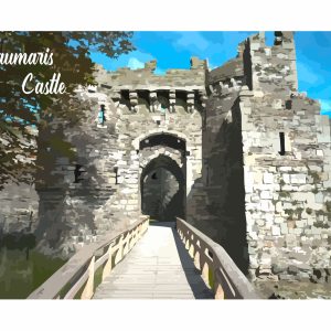 Beaumaris Castle A4 Print