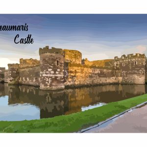 Beaumaris Castle A4 Print