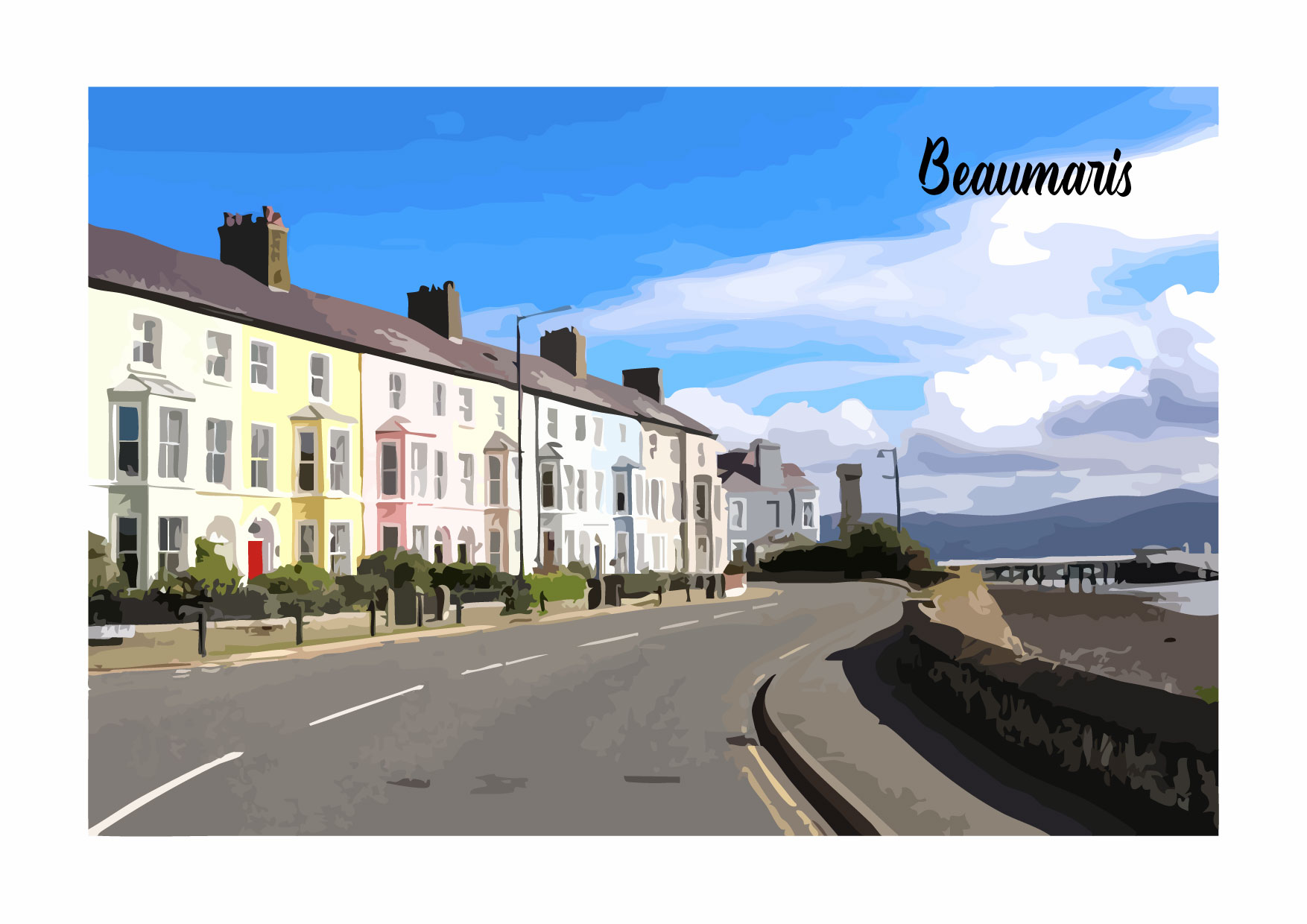 Beaumaris A4 Print