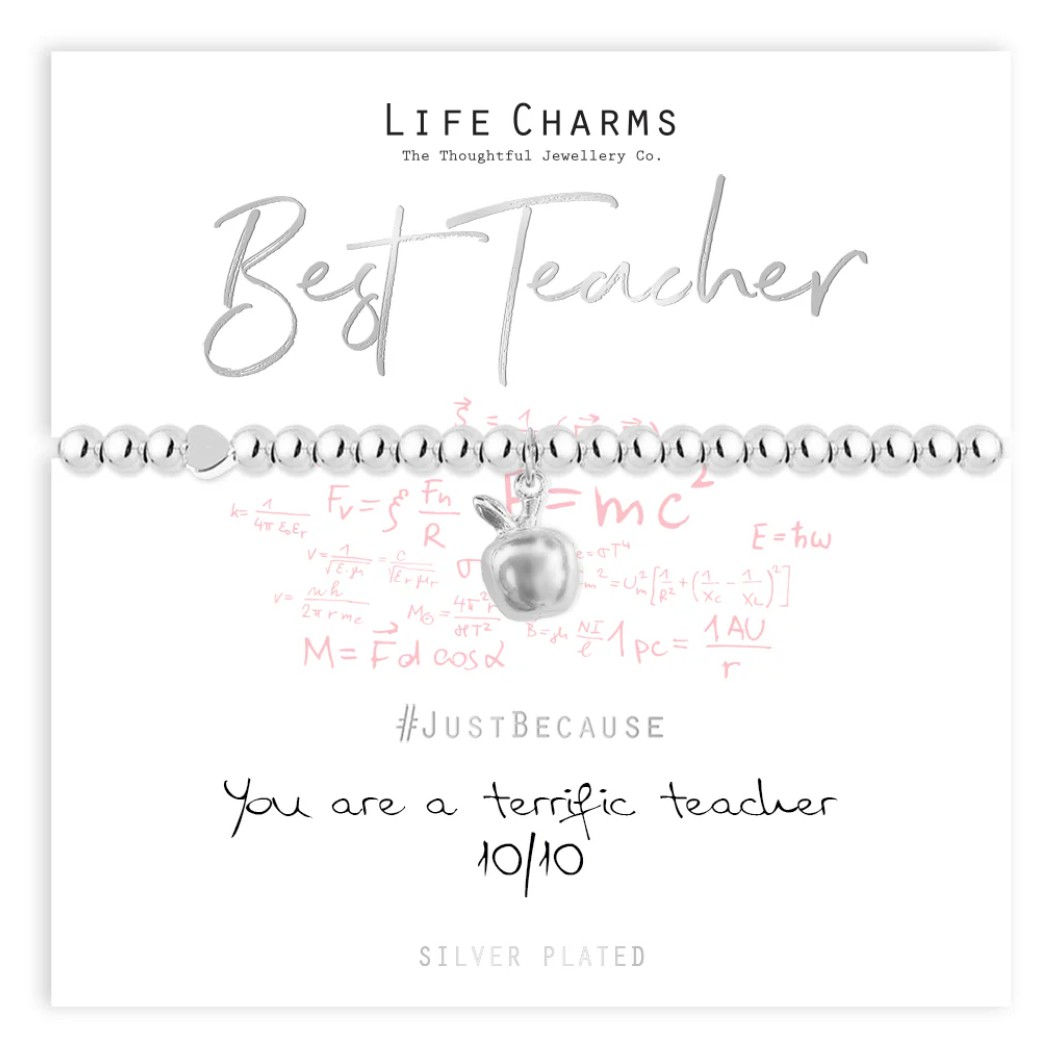 Life Charms Bracelet Best Teacher