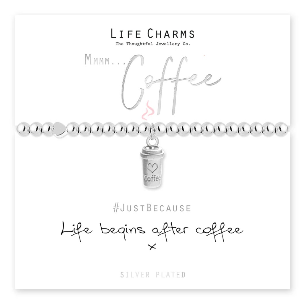 Life Charms Bracelet Coffee