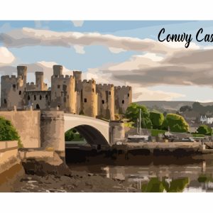 Conwy Castle A4 Print
