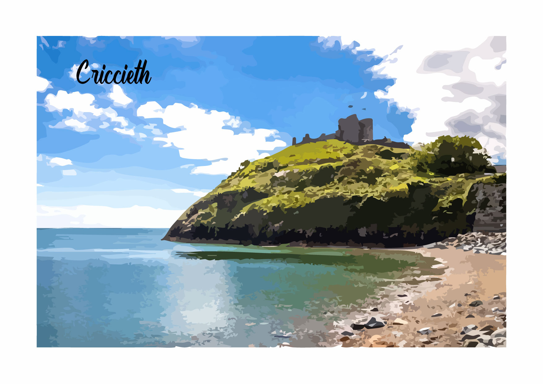 Criccieth A4 Print