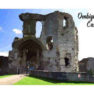 Denbigh Castle A4 Print