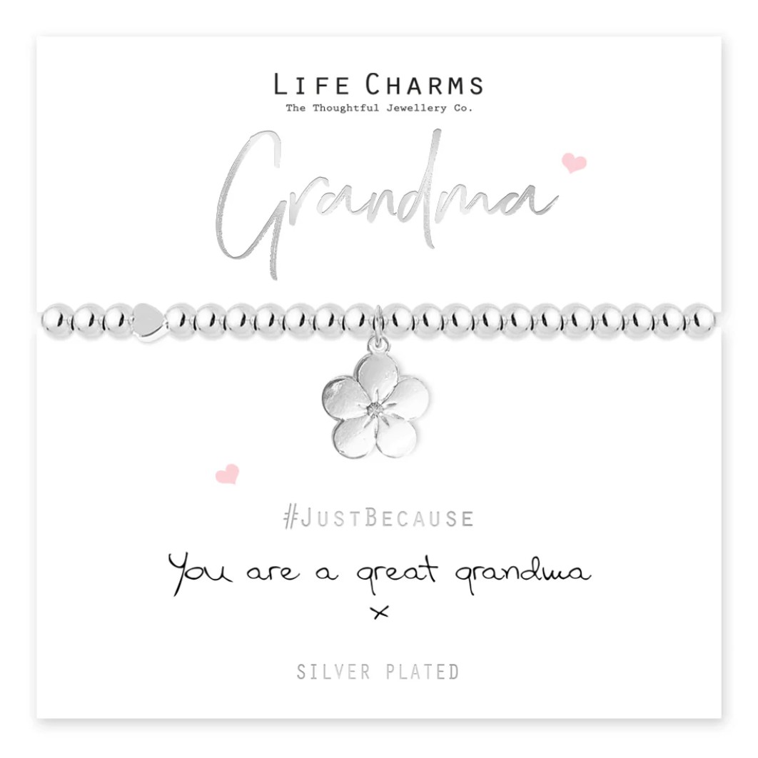 Life Charms Bracelet Grandma Birthday