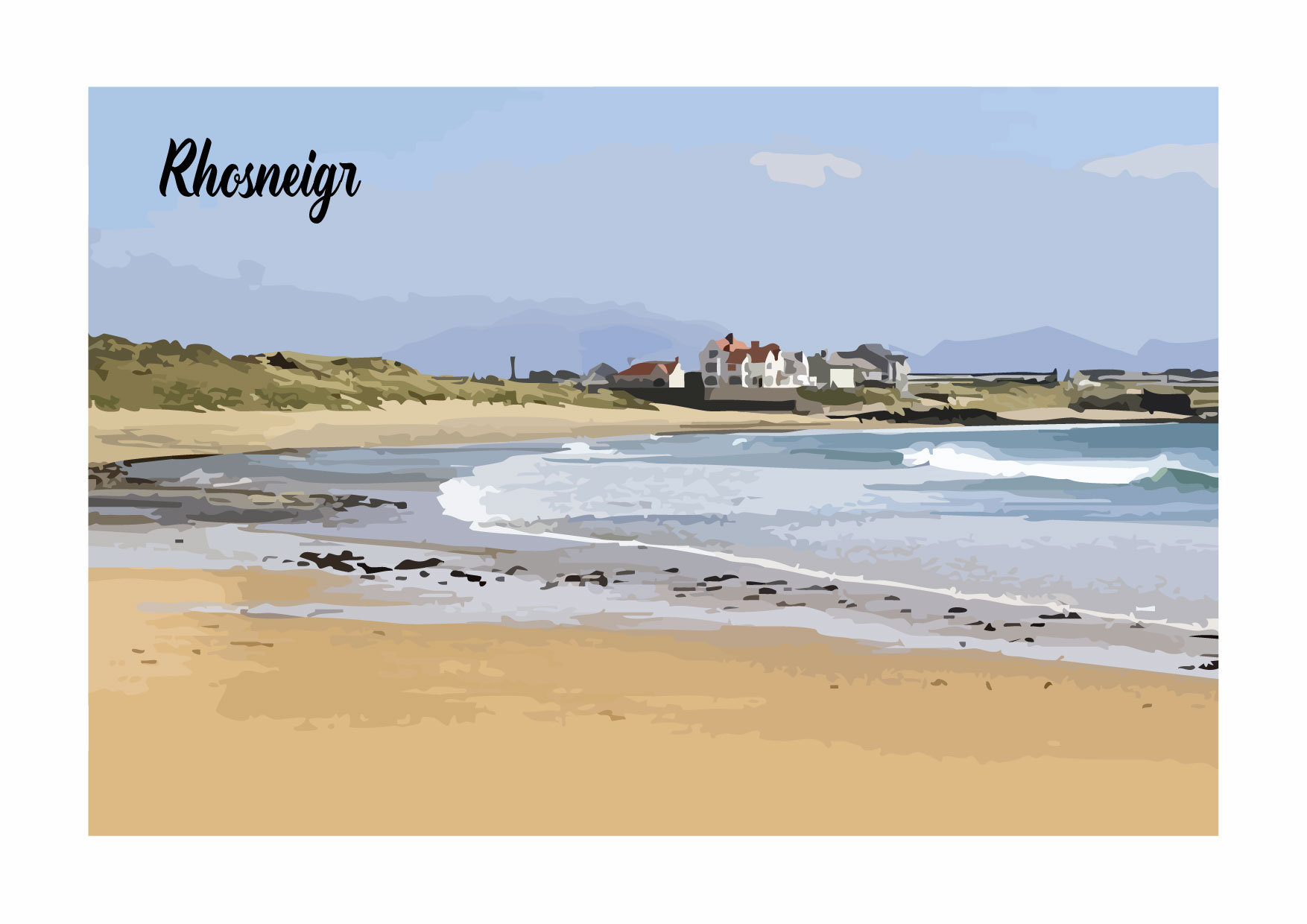 Rhosneigr A4 Print