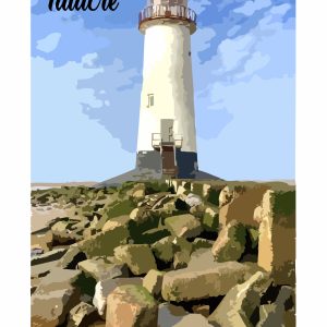 Talacre Lighthouse A4 Print