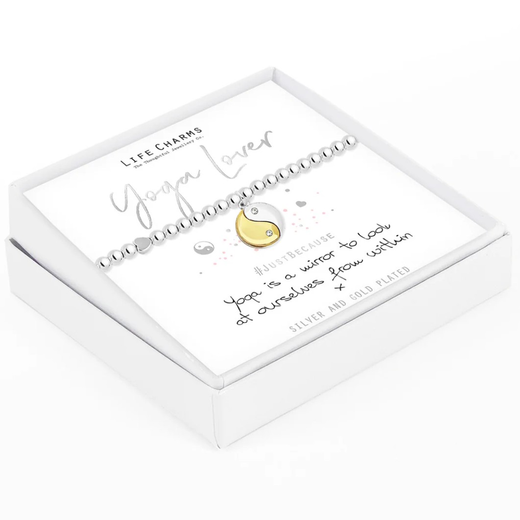 Life Charms Bracelet Yoga Lover
