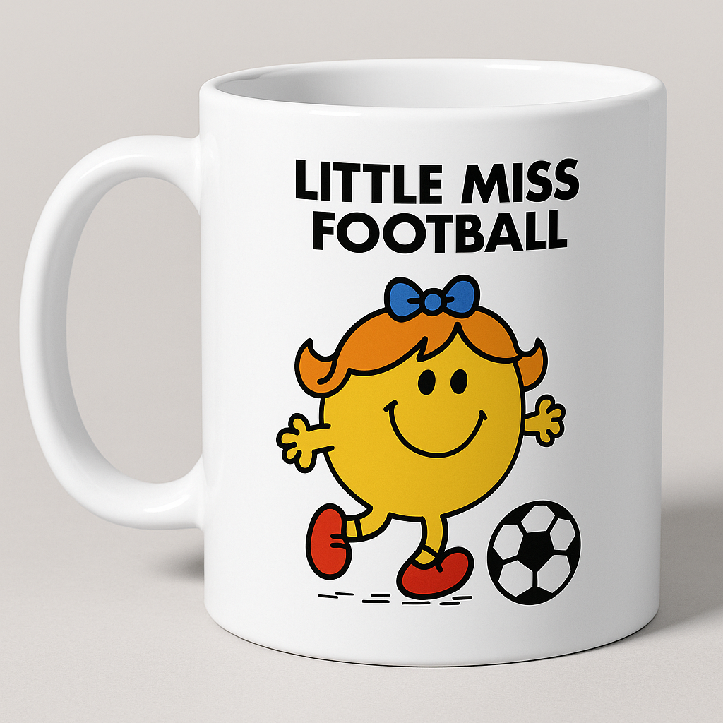 Little Miss Football Mug