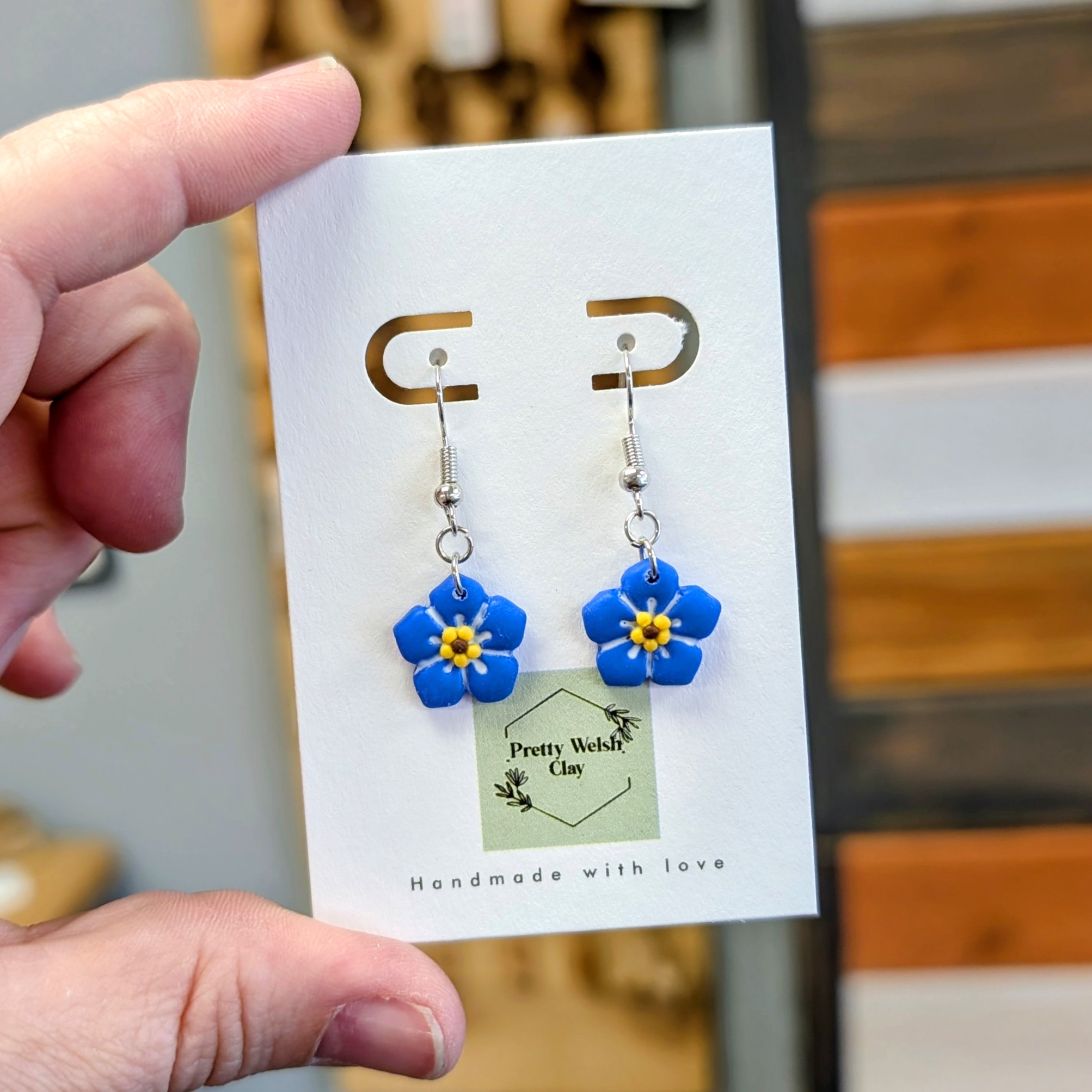 Forget Me Not Drop Earrings