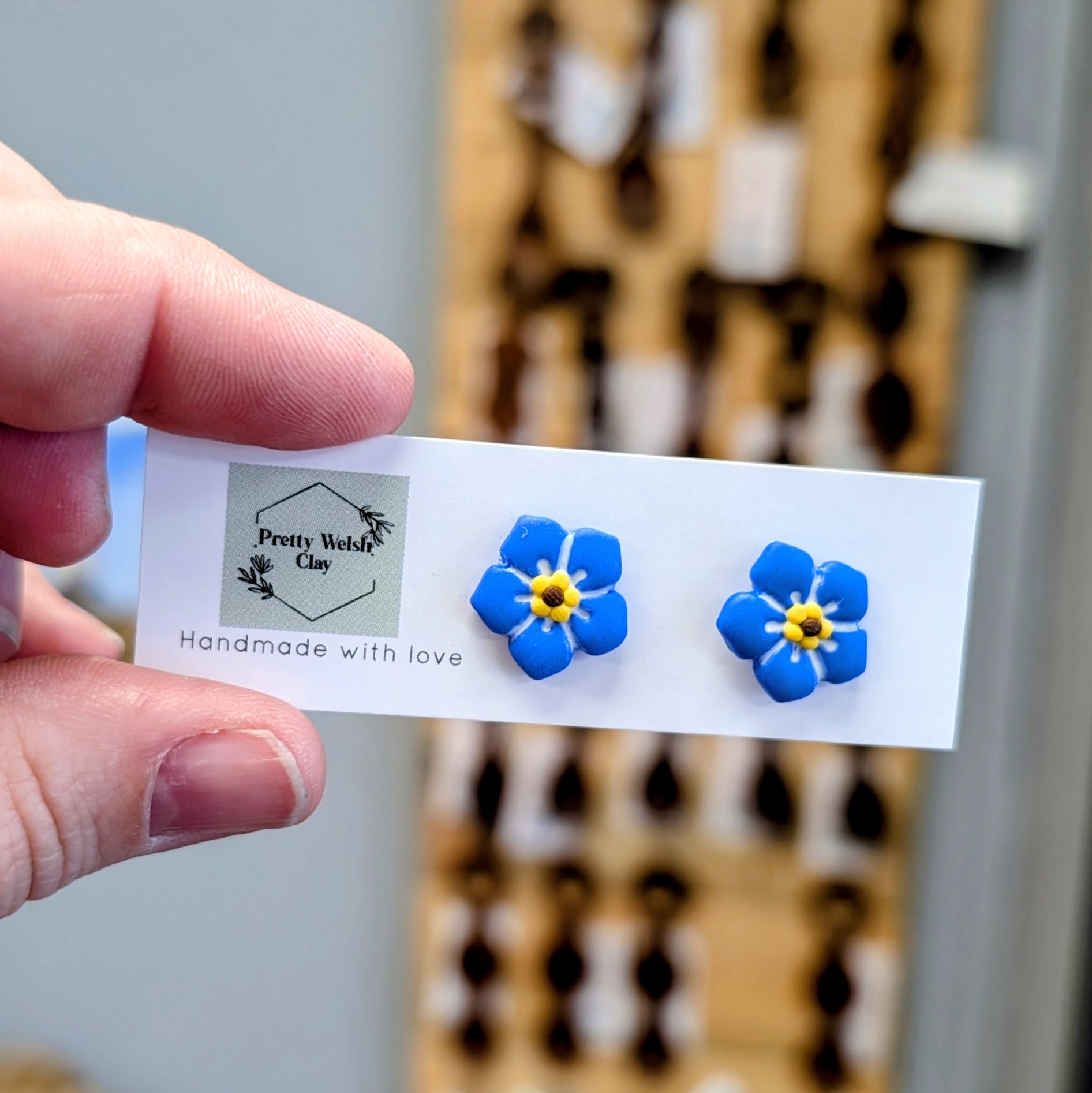 Forget Me Not Stud Earrings