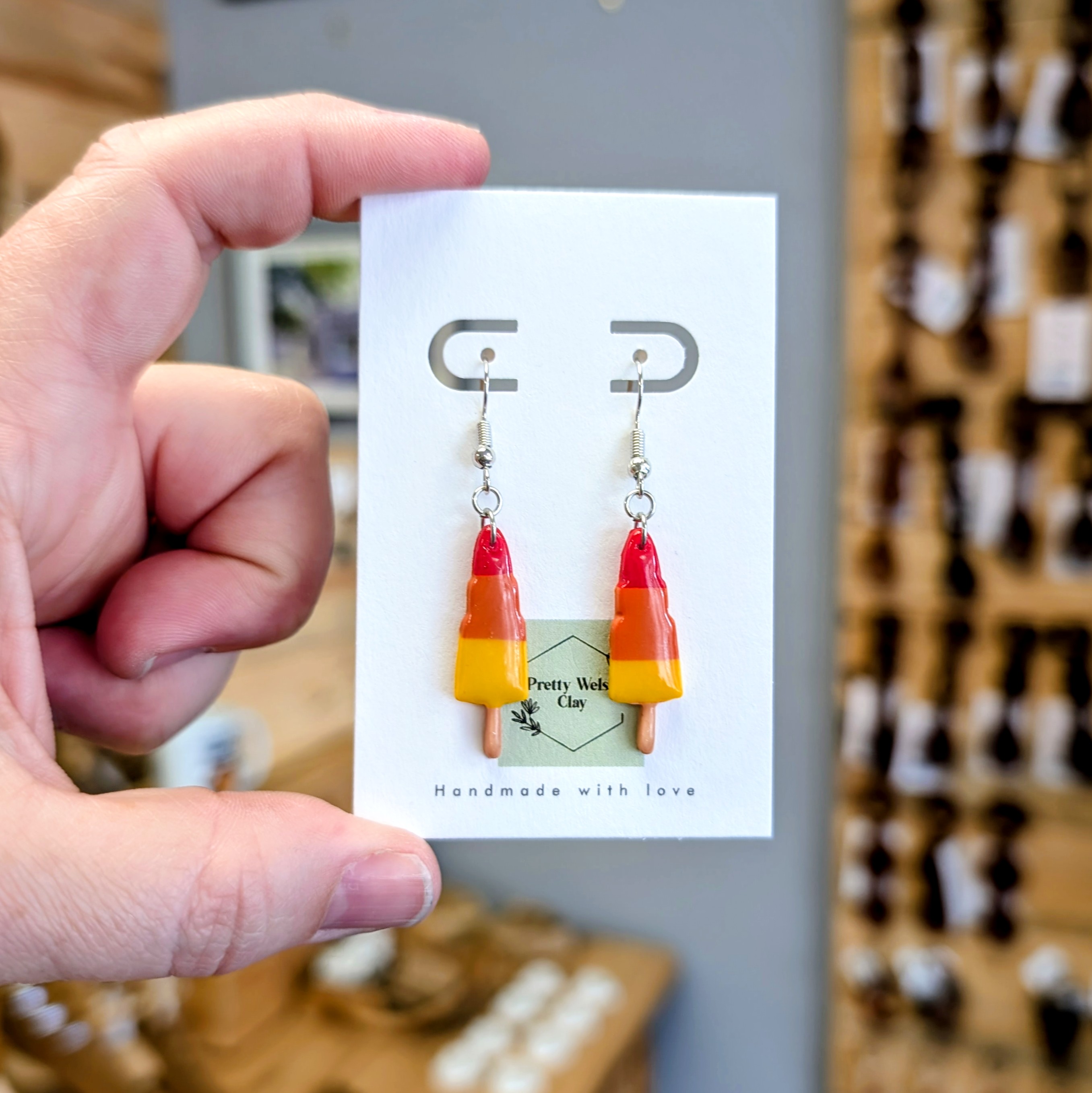 Rocket Lolly Drop Earrings