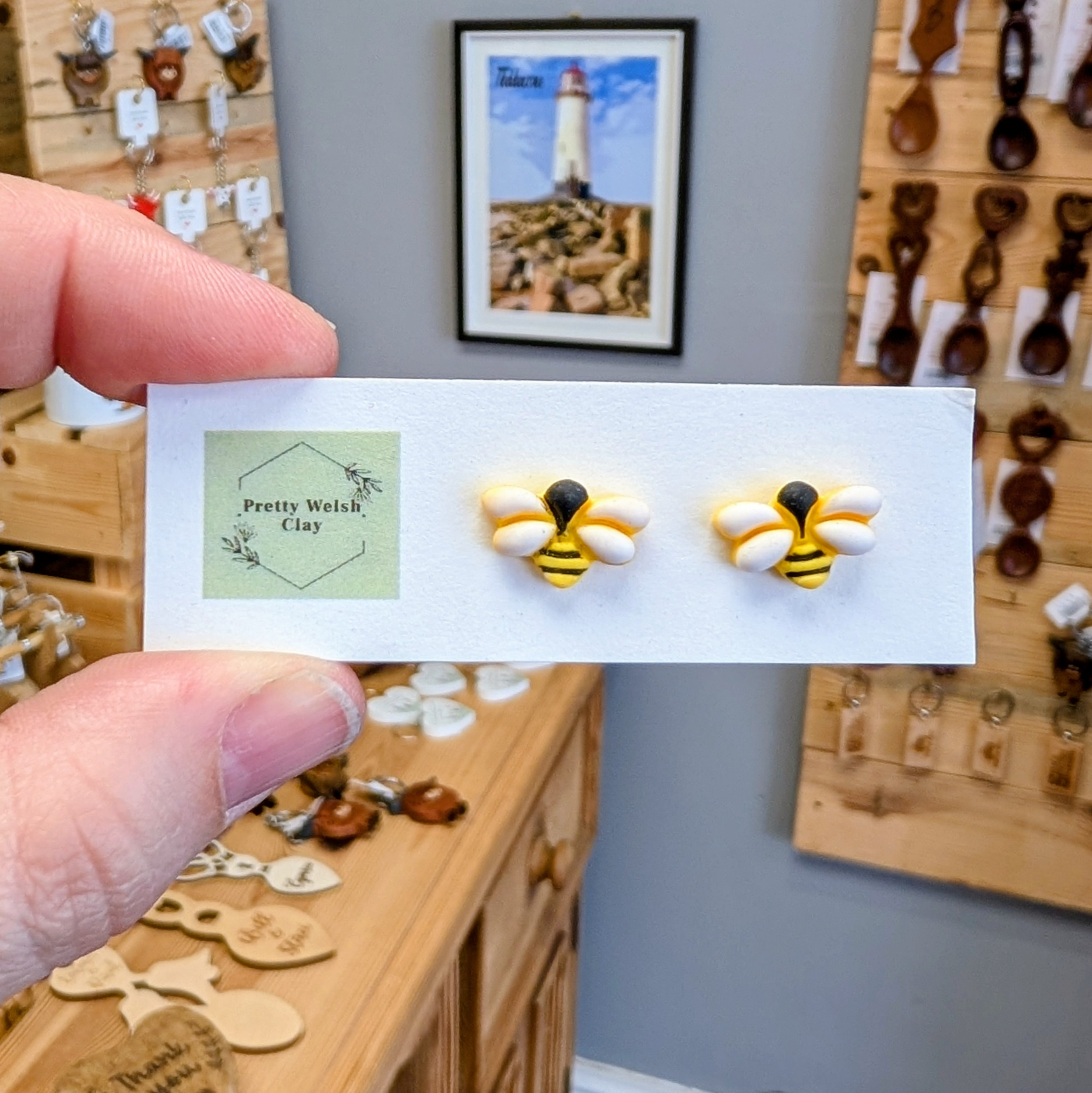 Bee Stud Earrings