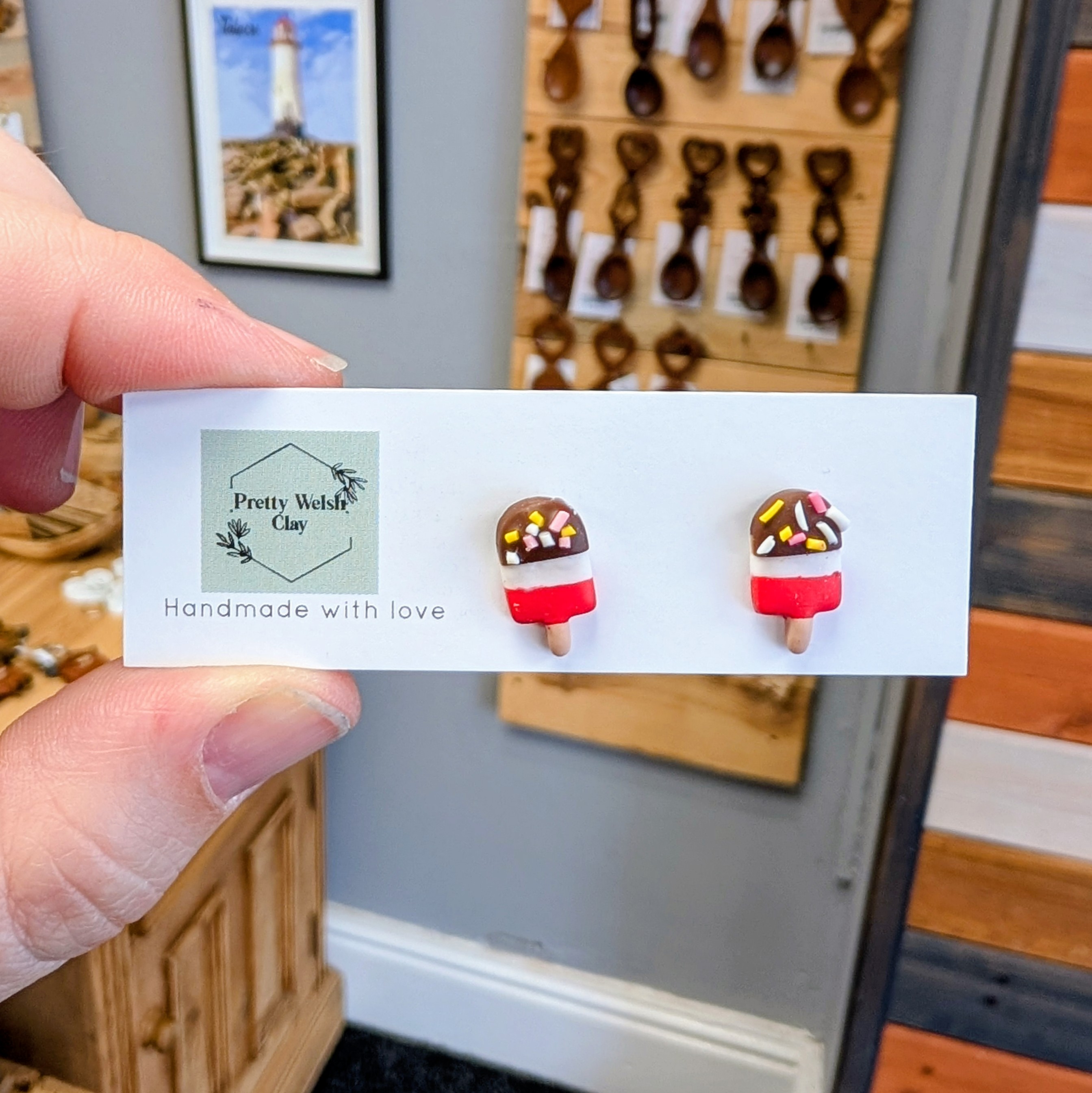 Fab Lolly Stud Earrings