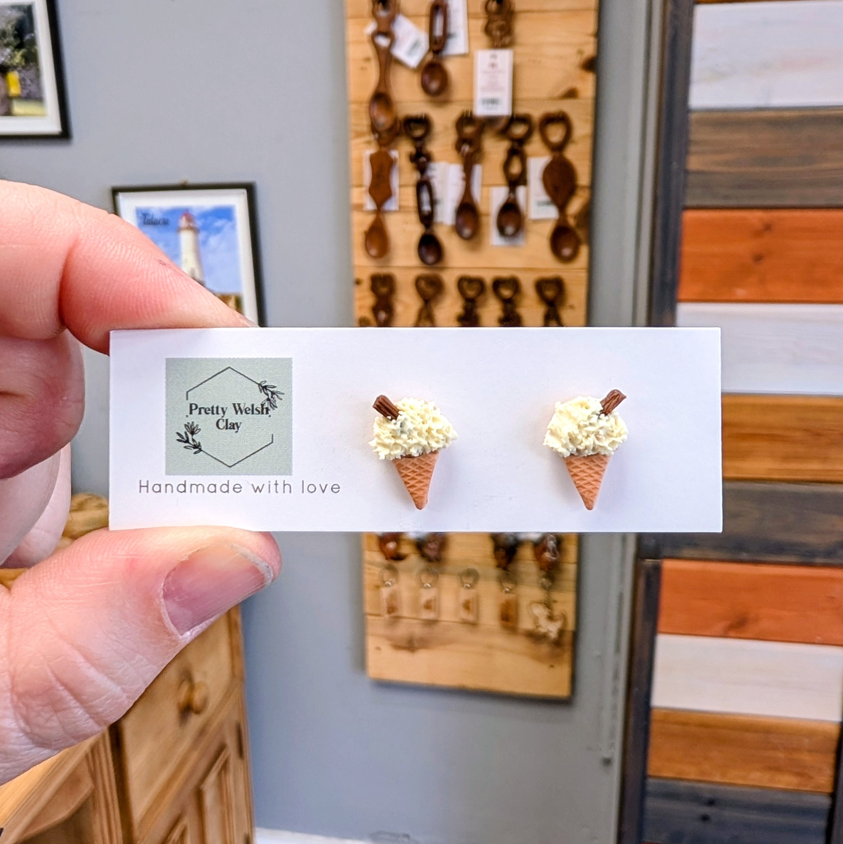 Ice Cream Stud Earrings