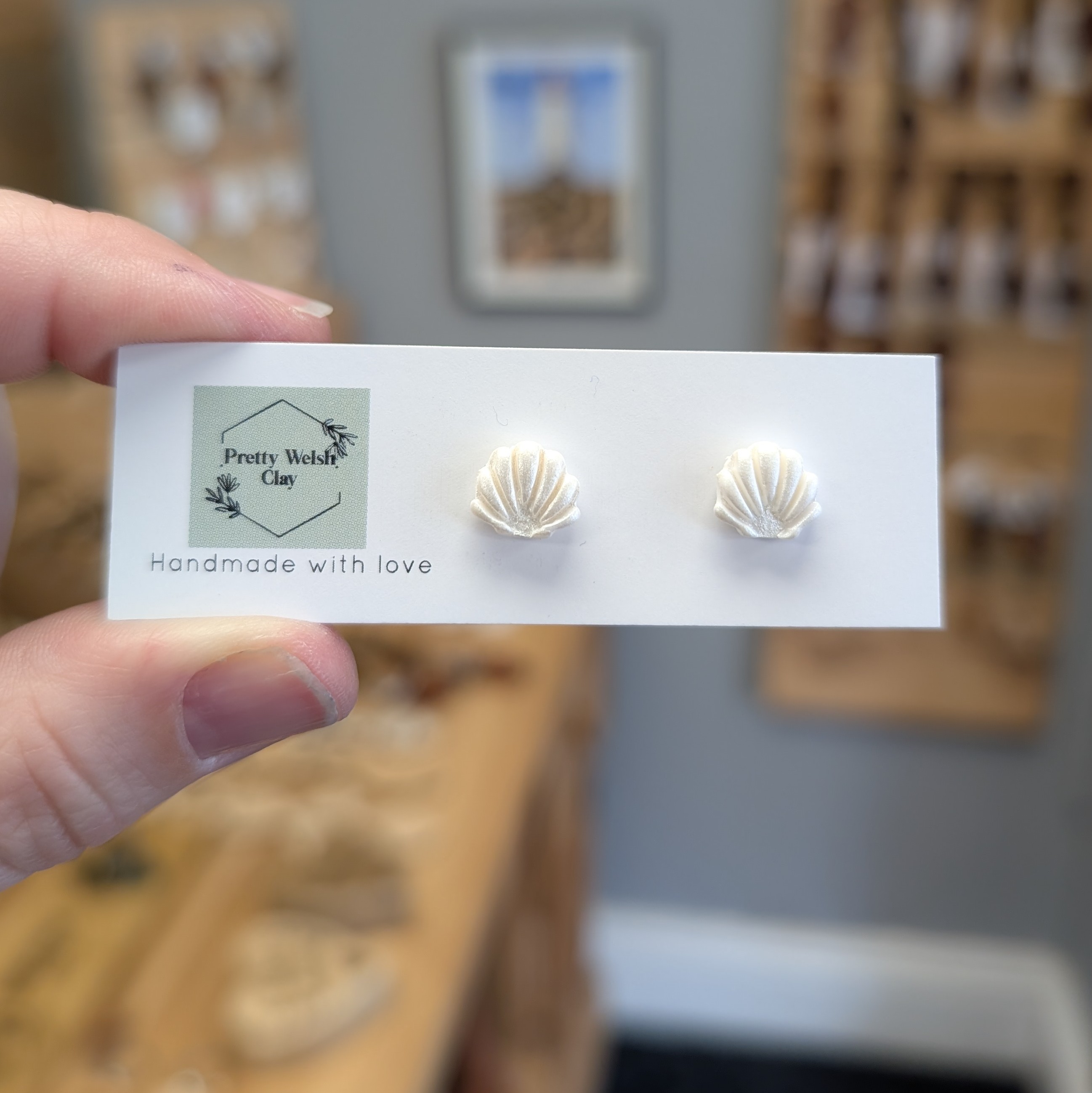 Seashell Stud Earrings
