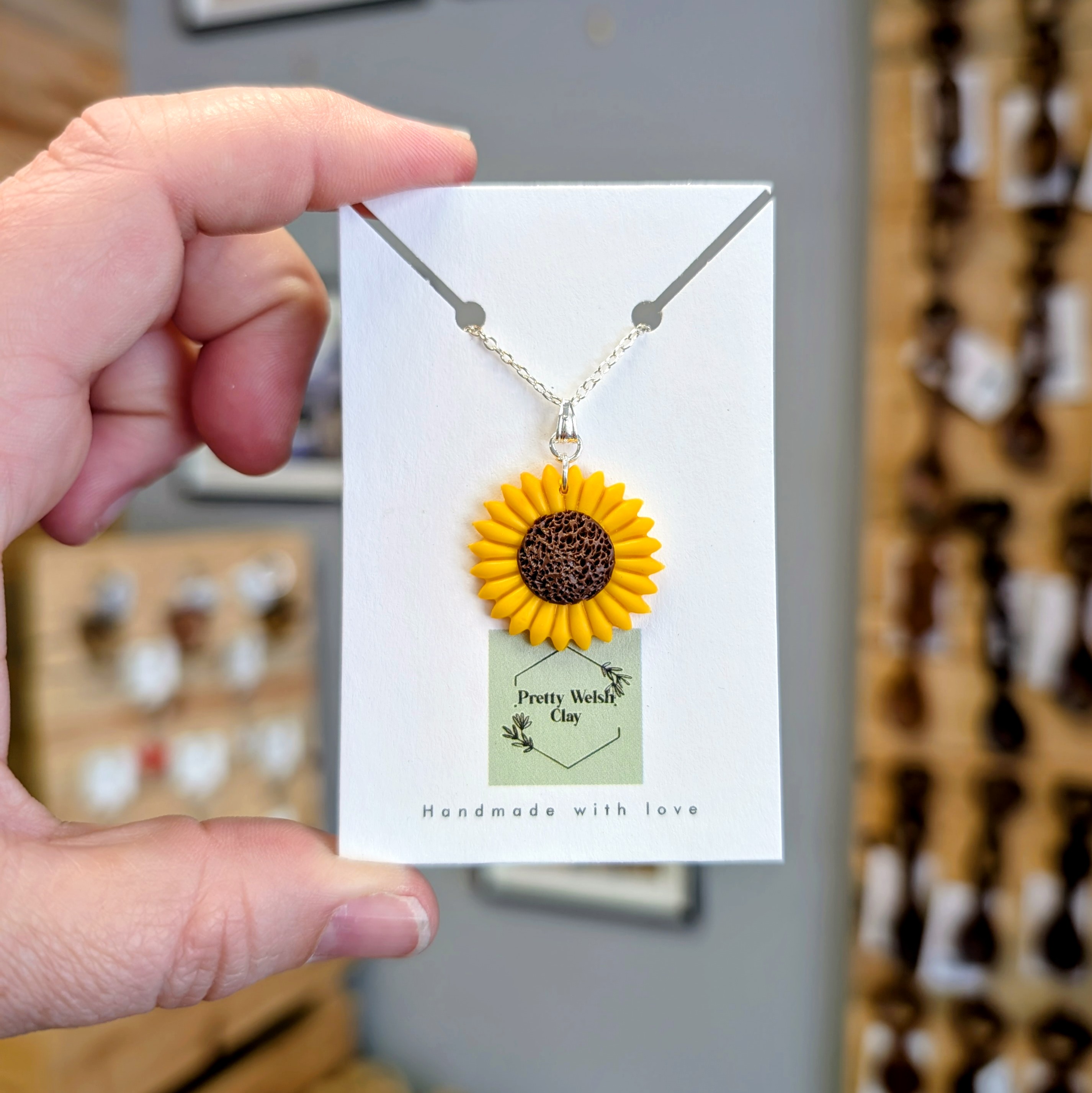 Sunflower (large) Necklace