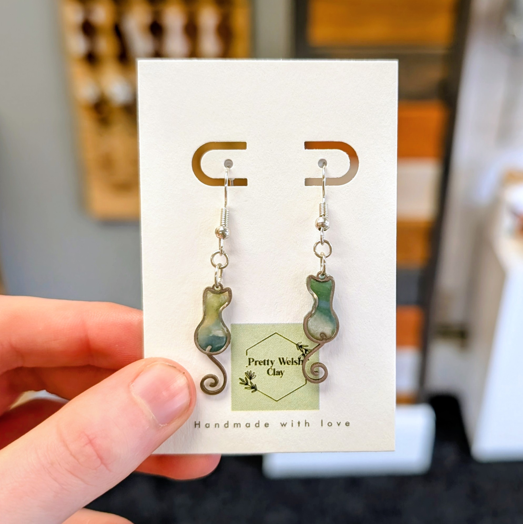 Cat Drop Earrings