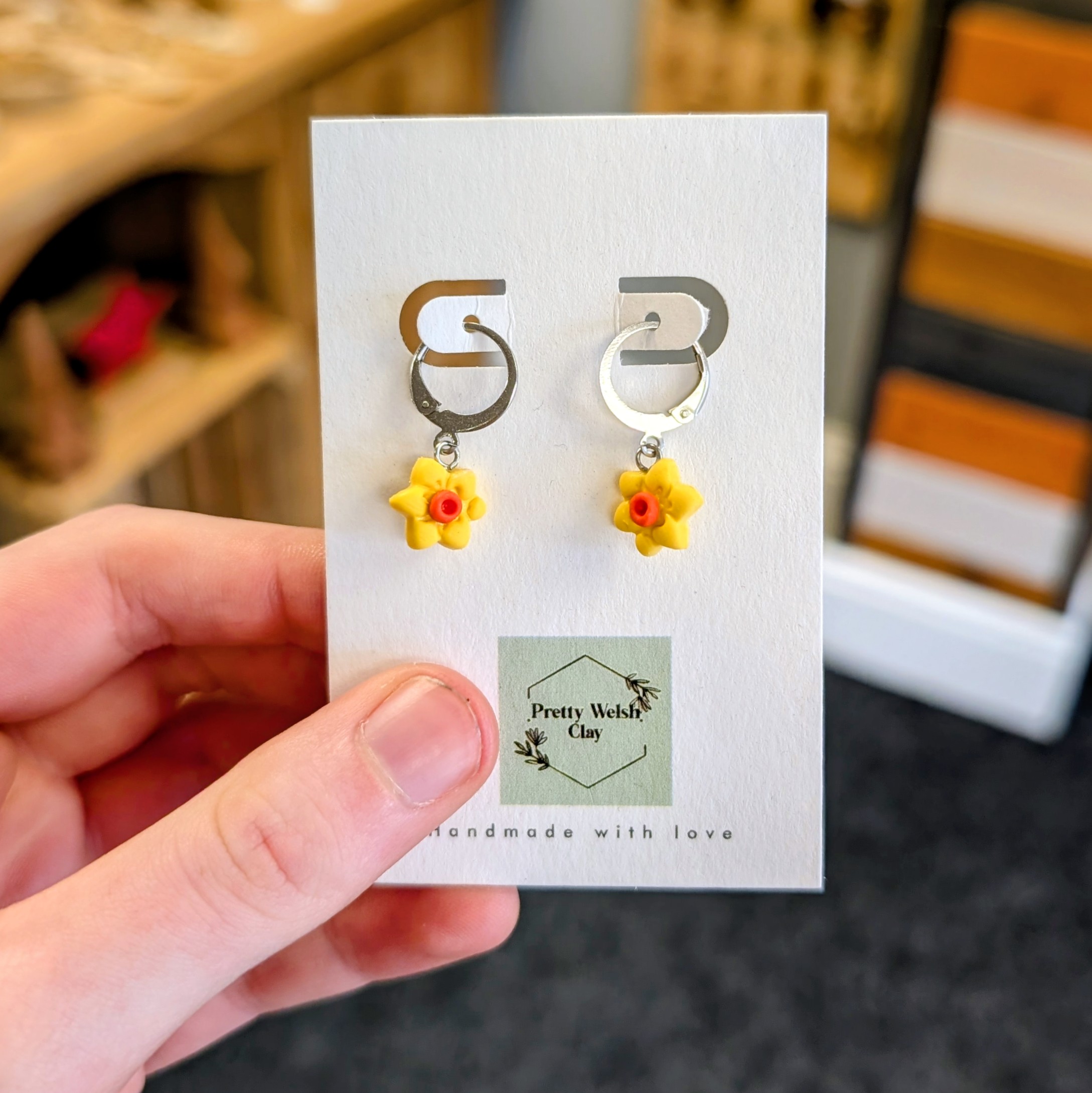 Daffodil Drop Earrings