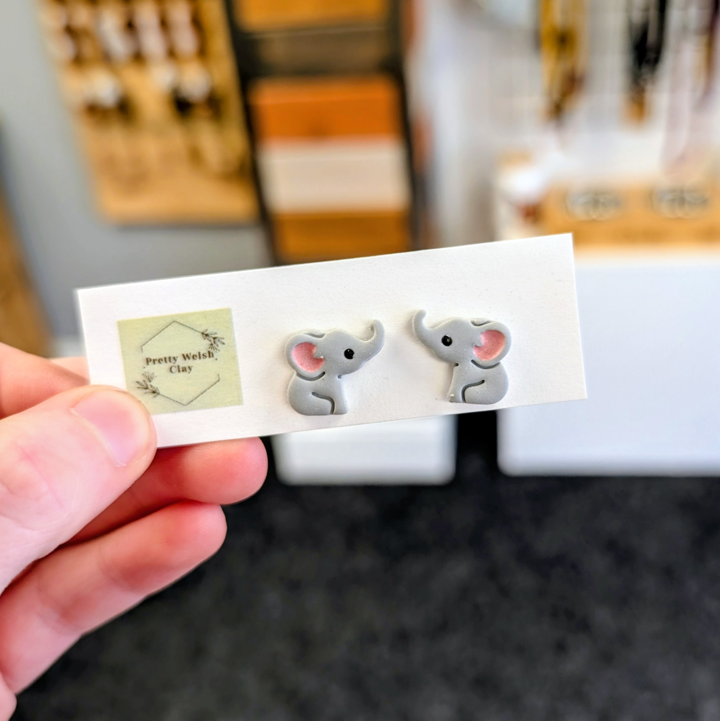 Elephant Stud Earrings