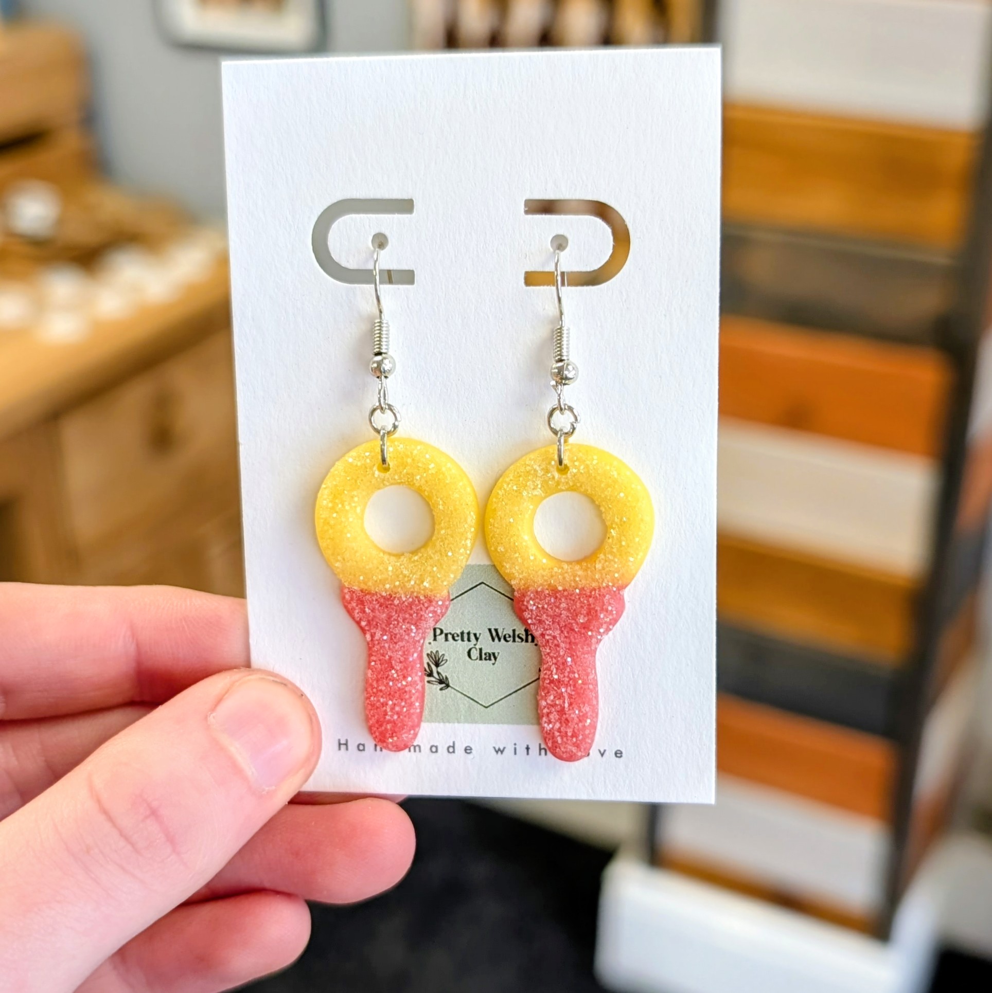 fizzy dummies Drop Earrings